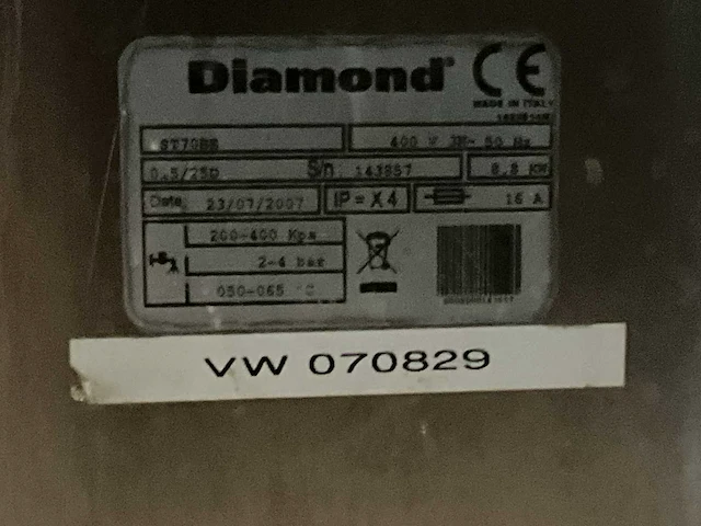 Diamond st70be korvenvaatwasmachine - afbeelding 9 van  9