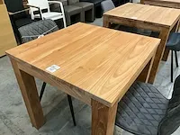 Diamond teak interieurtafel teak 80 x 80 x h78cm p8 - afbeelding 2 van  4