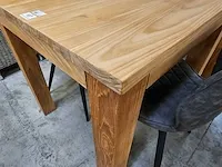 Diamond teak interieurtafel teak 80 x 80 x h78cm p8 - afbeelding 3 van  4