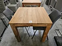 Diamond teak interieurtafel teak 80 x 80 x h78cm p8 - afbeelding 2 van  4
