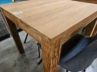 Diamond teak interieurtafel teak 80 x 80 x h78cm p8 - afbeelding 3 van  4