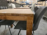 Diamond teak interieurtafel teak 80 x 80 x h78cm p8 - afbeelding 4 van  4