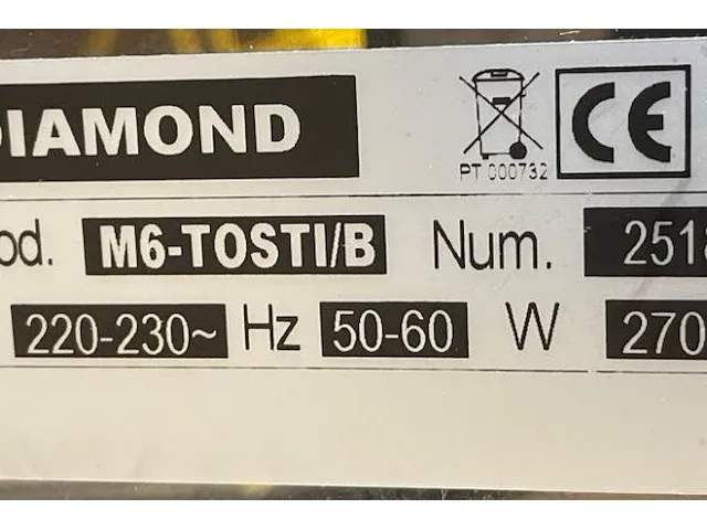 Diamond toaster - afbeelding 2 van  3
