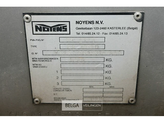 Dibo compressoraanhangwagen - afbeelding 14 van  19