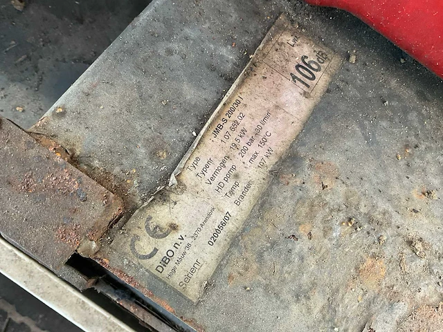 Dibo jmb-s hogedrukreiniger op aanhangwagen - afbeelding 4 van  17