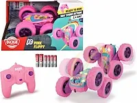 Dickie toys rc flippy roze bestuurbare auto - afbeelding 1 van  5