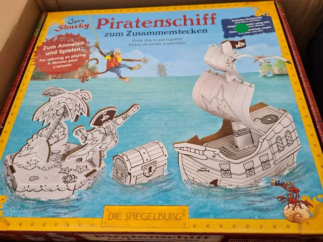Die spiegelburg - knutselen, kleuren en spelen - - afbeelding 2 van  2