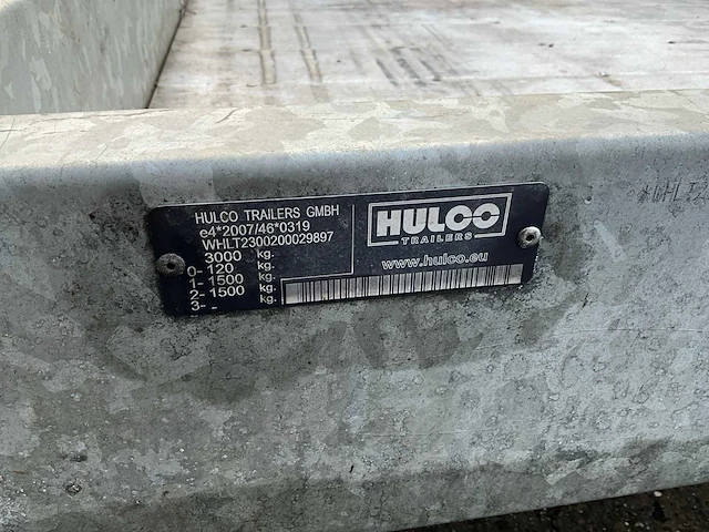 Dieplader aanhangwagen hulco - afbeelding 2 van  19