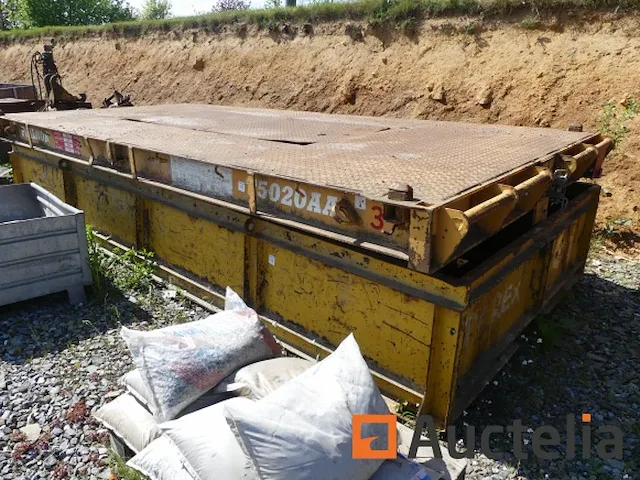 Dieplader met container voor rails philmor t5020aa - afbeelding 2 van  10