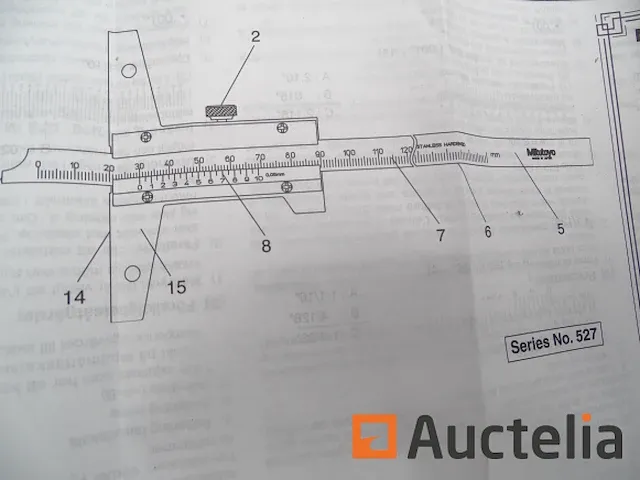 Dieptemeter mitutoyo 527-204 in de doos - afbeelding 8 van  9