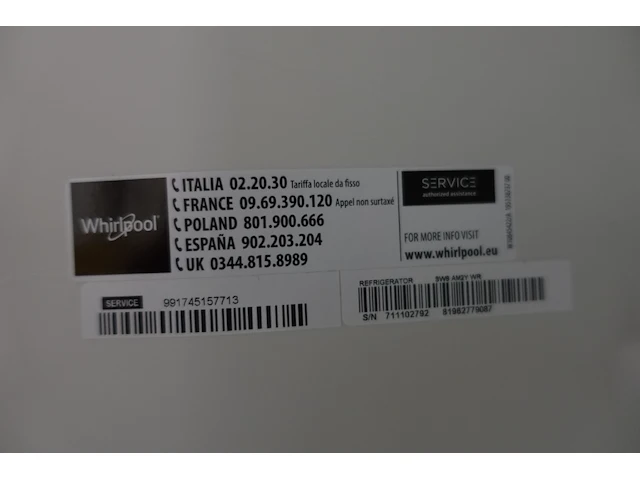 Diepvries whirlpool - afbeelding 4 van  4