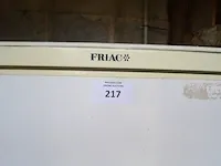 Diepvries/koelkast combi friac , tafelbarbecue op houtskool - afbeelding 2 van  7