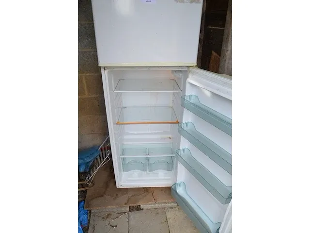 Diepvries/koelkast combi friac , tafelbarbecue op houtskool - afbeelding 4 van  7
