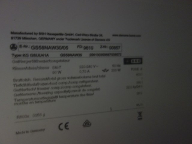 Diepvriezer siemens - afbeelding 5 van  5