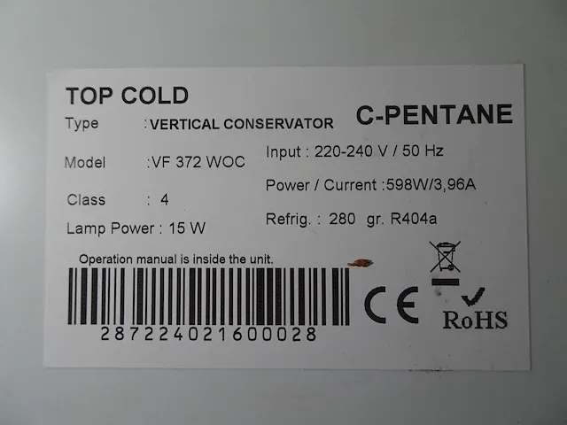 Diepvriezer top cold - afbeelding 3 van  3