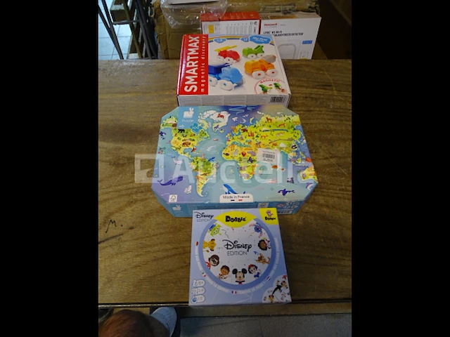 Dierentuin puzzel, disney dobble, 4 speelgoedauto's - afbeelding 1 van  6