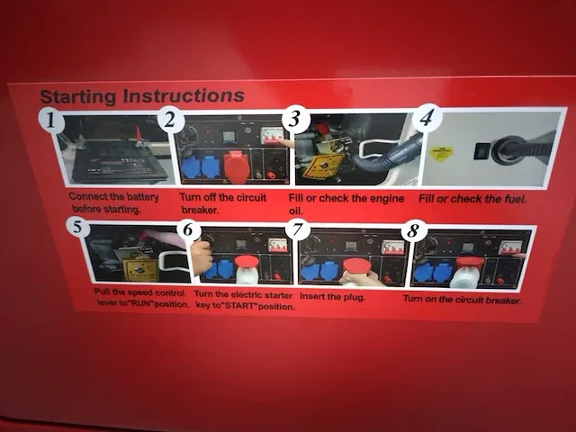 Diesel generator ultra toolz 5kva - afbeelding 4 van  18
