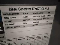 Diesel generator ultra toolz ut-dg5000w - afbeelding 7 van  9