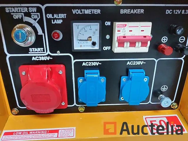 Diesel generator universal kraft geel - afbeelding 1 van  9