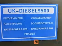 Diesel generator universal kraft geel - afbeelding 2 van  9