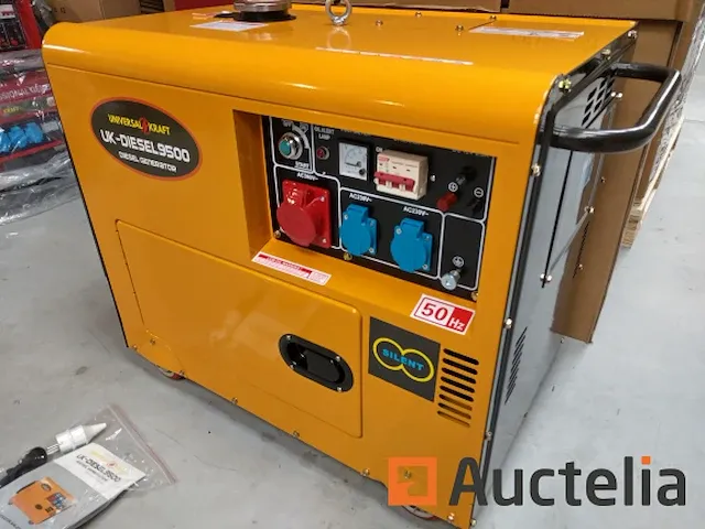 Diesel generator universal kraft geel - afbeelding 7 van  9