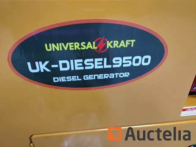 Diesel generator universal kraft geel - afbeelding 8 van  9