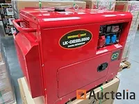 Diesel generator universal kraft rood - afbeelding 4 van  9
