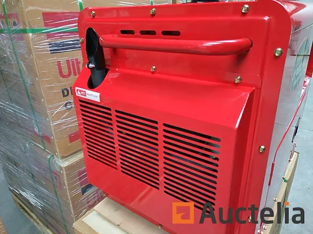 Diesel generator universal kraft rood - afbeelding 6 van  9