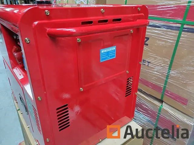 Diesel generator universal kraft rood - afbeelding 7 van  9