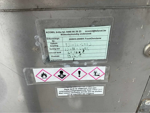 Diesel opslagtank met geïntegreerd pomp- en meetsysteem - afbeelding 9 van  12