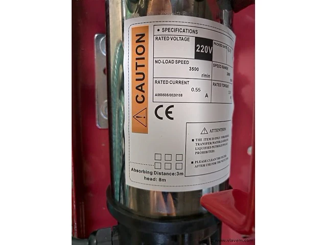 Dieselpompset 220 volt - afbeelding 3 van  4