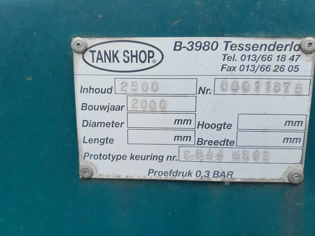 Dieseltank met pomp - afbeelding 10 van  10