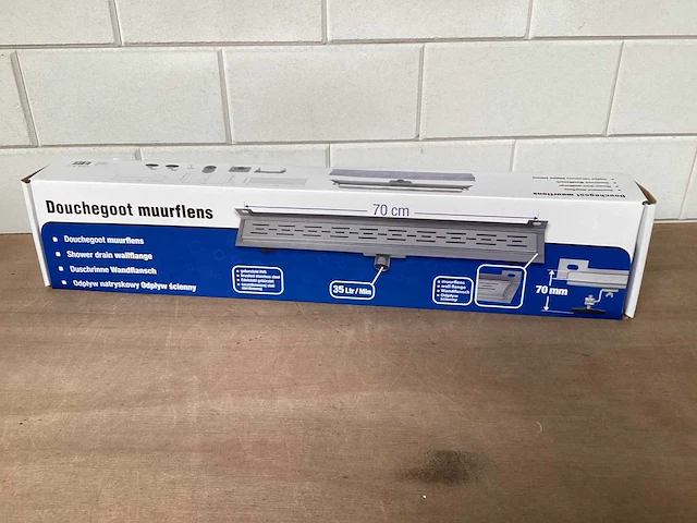 Differnz douchegoot rvs 70 cm (2x) - afbeelding 1 van  4