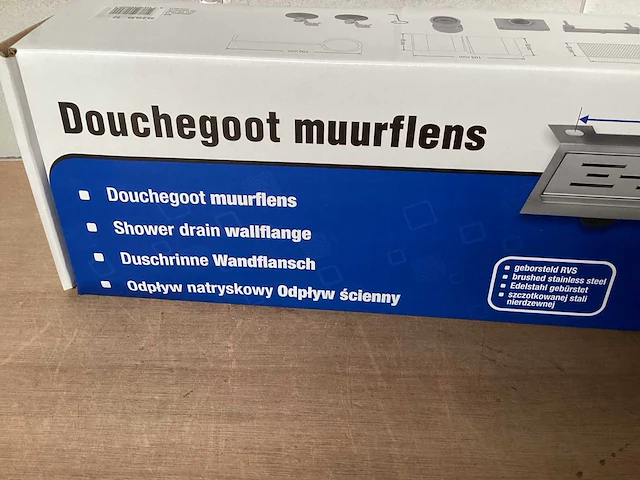 Differnz douchegoot rvs 70 cm (2x) - afbeelding 2 van  4