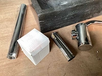 Differnz natuursteen fonteinset met chroom garnituur - afbeelding 5 van  7