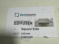 Diffuser square side frameless gypsum - afbeelding 2 van  3