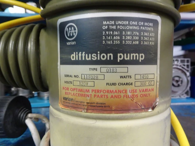 Diffusion pump varian - afbeelding 2 van  3