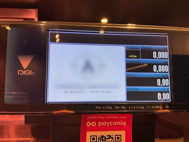 Digi sm-5500ev / b kassa-weegsysteem - afbeelding 9 van  13