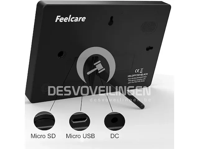 Digitale fotolijst 7inch wifi - afbeelding 2 van  4