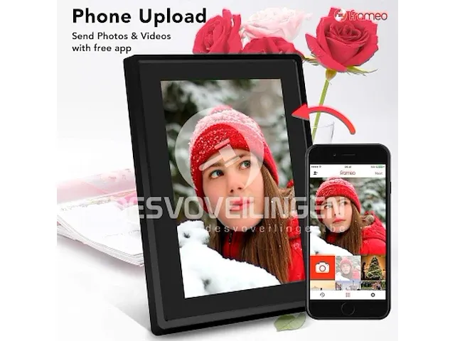 Digitale fotolijst 7inch wifi - afbeelding 3 van  4