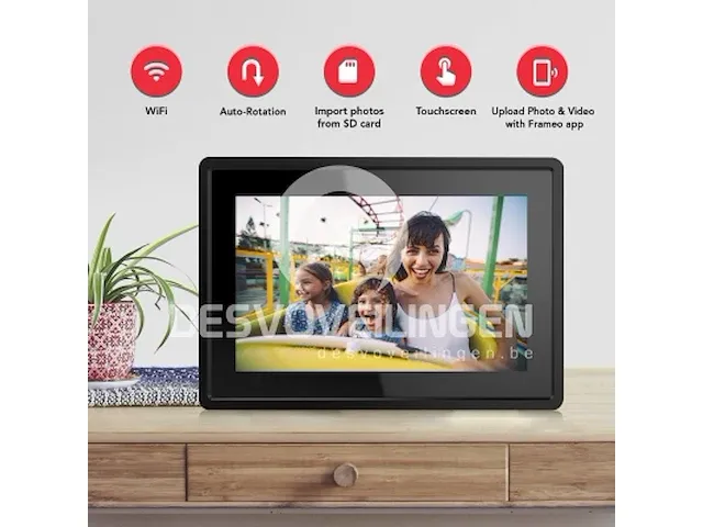 Digitale fotolijst 7inch wifi - afbeelding 4 van  4