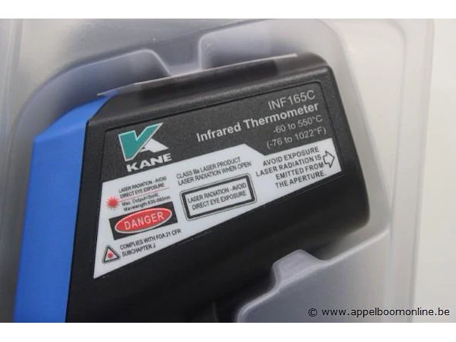 Digitale infrarood temperatuurmeter kane, inf 165c - afbeelding 2 van  2