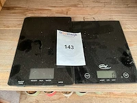 Digitale keuken weegschaal (2x) - afbeelding 1 van  1