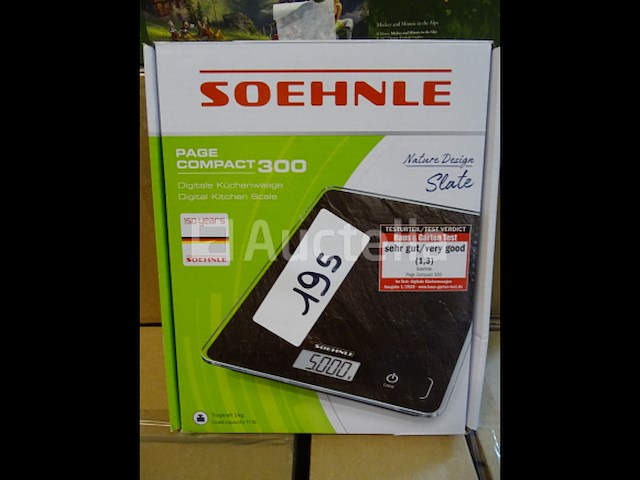 Digitale keukenweegschaal - tot 5 kg soehnle compact 300 - afbeelding 1 van  4