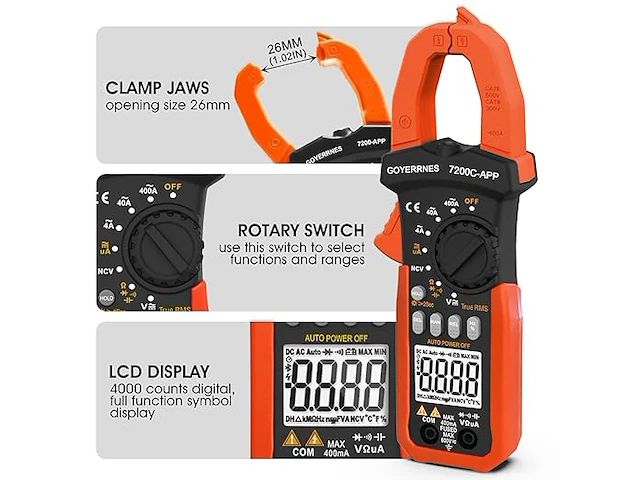 Digitale klemmeter - afbeelding 2 van  6