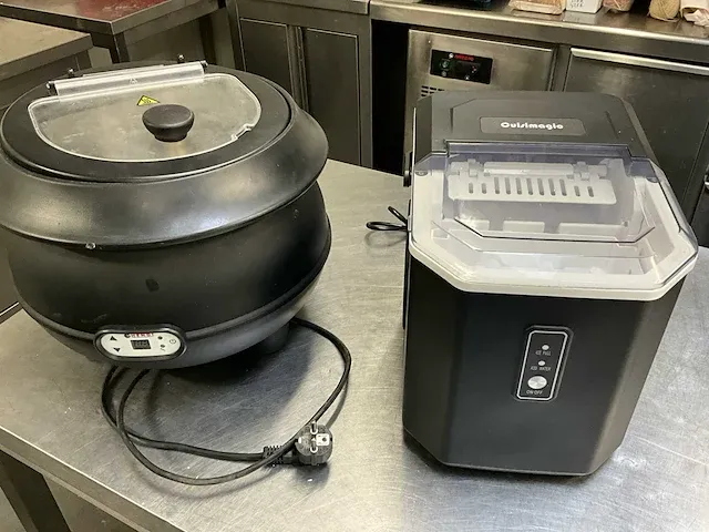 Digitale soepketel hendi en ijsblokjesmachine cuisimagic - afbeelding 1 van  4