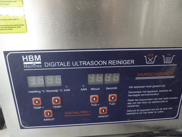 Digitale ultrasoon reiniger hbm - afbeelding 3 van  4