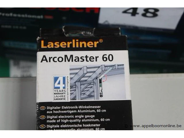 Digitale waterpas laserliner, digilevel pro 60 - afbeelding 2 van  2