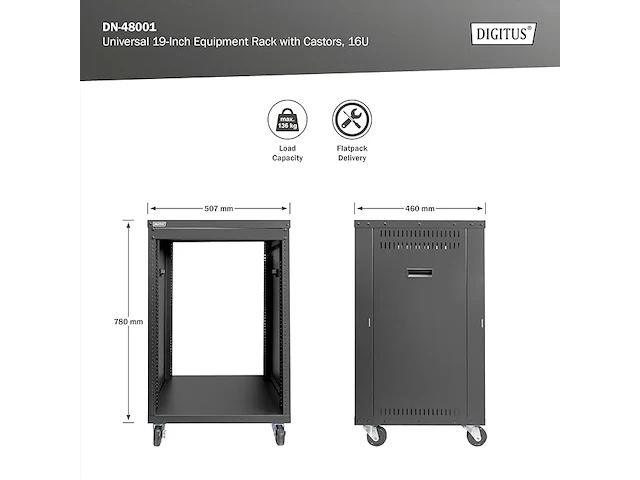 Digitus dn-48001 - audiorek - afbeelding 3 van  5