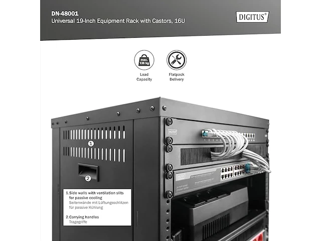 Digitus dn-48001 - audiorek - afbeelding 4 van  5
